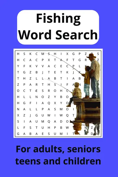 Fishing Word Search Cover